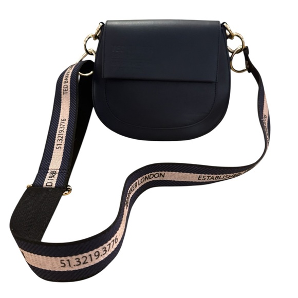 ❌SOLD❌ Ted Baker London Navy Crossbody - Picture 1 of 12